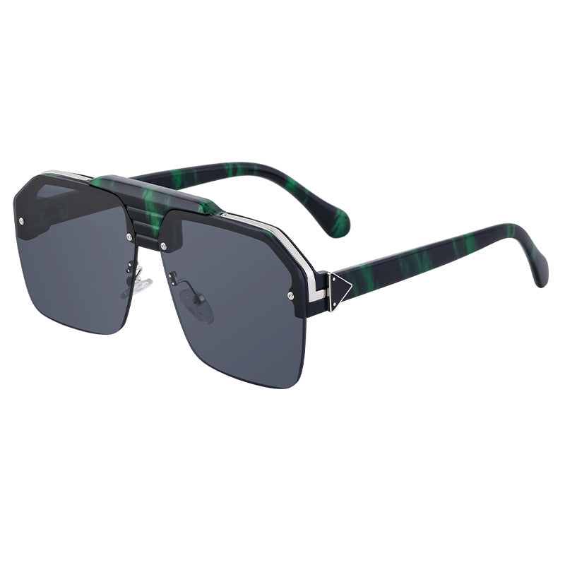 Wholesale Retro Punk Style Large Frame Sunglasses